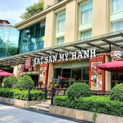 Biển hiệu chữ nổi nhà hàng hải sản Mỹ Hạnh